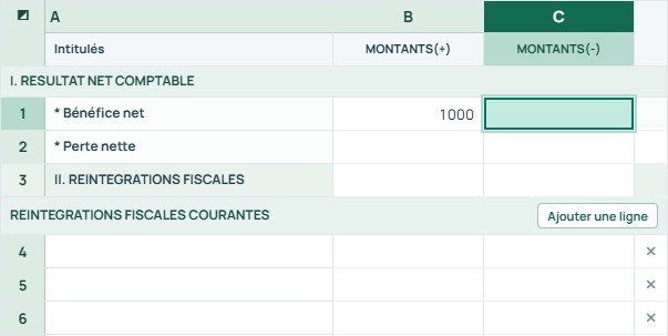 Exemple — T3 · Passage au résultat fiscal