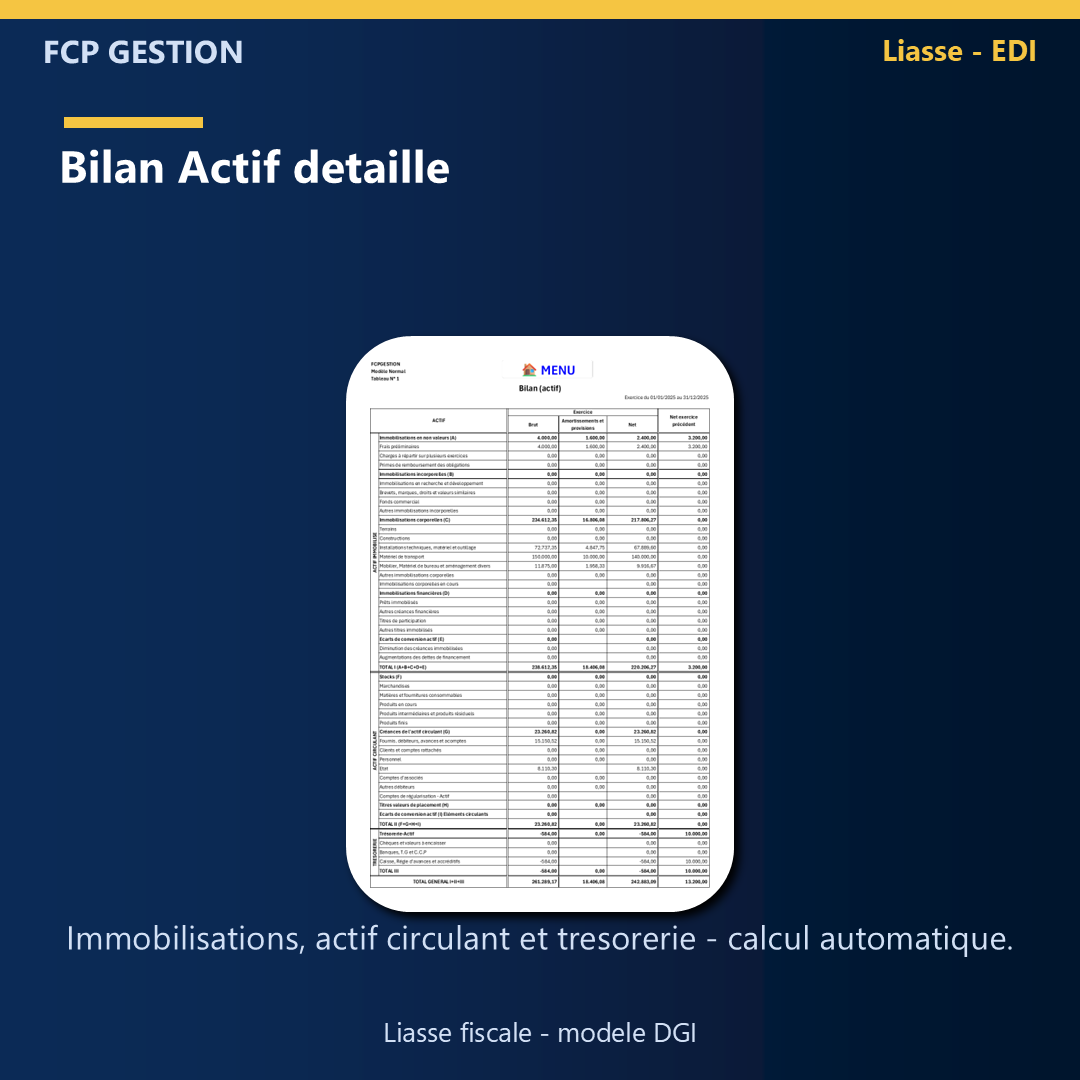 FCP Liasse Fiscale