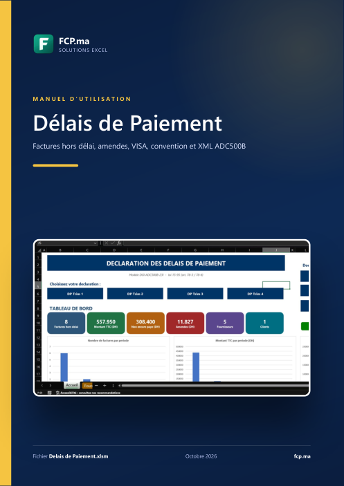 Couverture du manuel d’utilisation Délais de Paiement