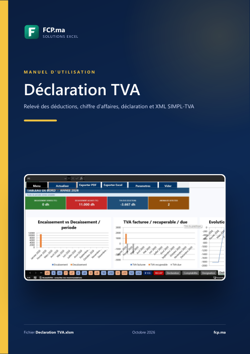 Couverture du manuel d’utilisation Déclaration TVA