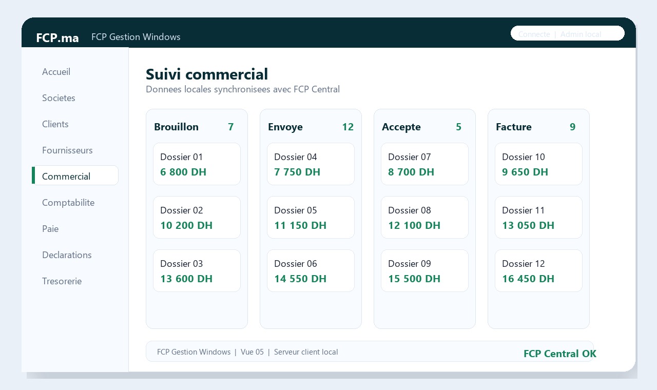 FCP Gestion Windows - Commercial