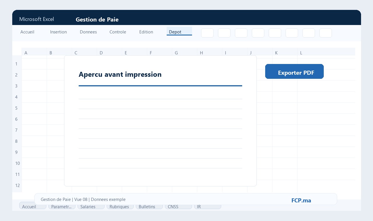 Gestion de Paie - Etats