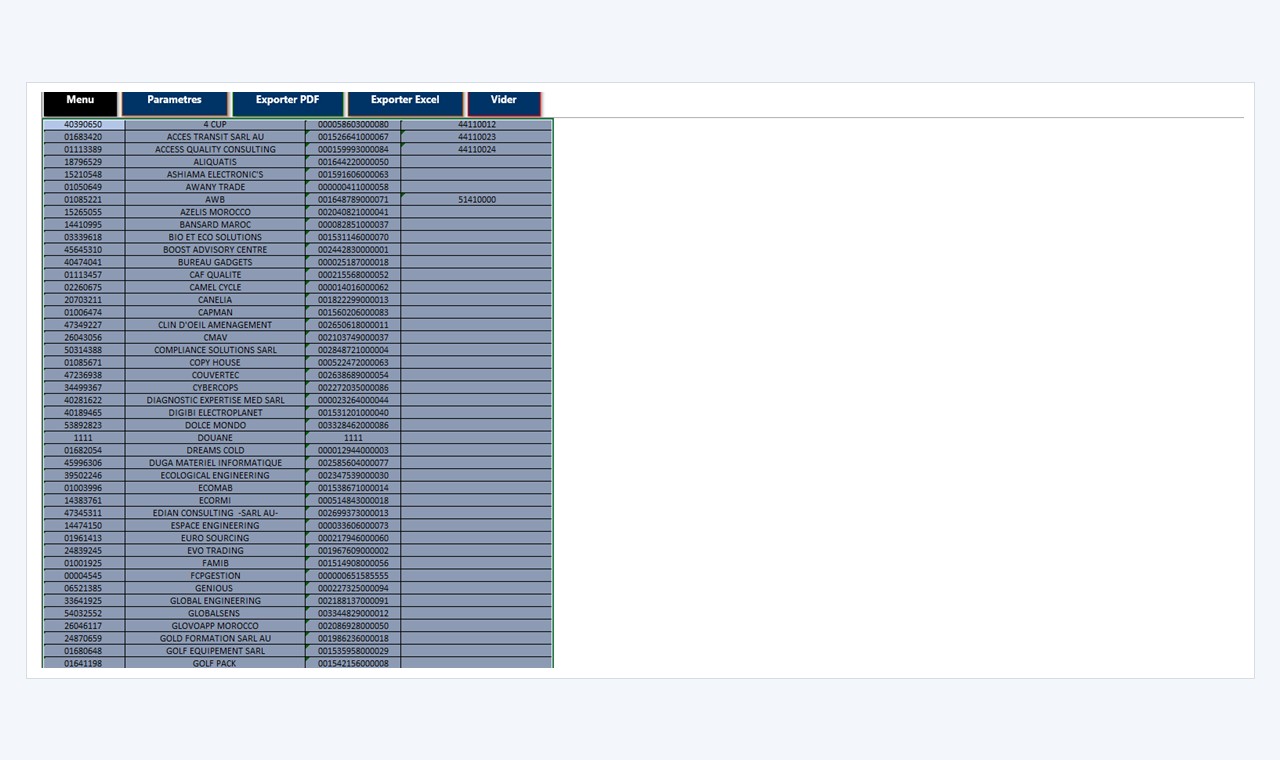 Declaration TVA - Controles automatiques